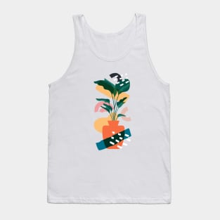 Orange Planter Tank Top